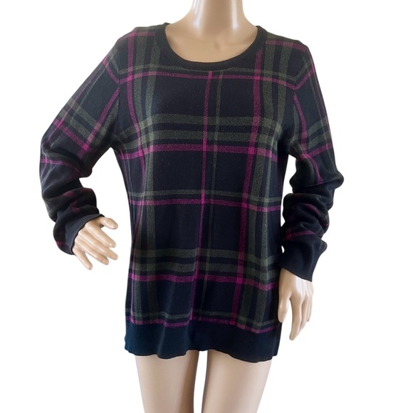 Loft Outlet Crew Neck Cotton Pullover Sweater - Picture 1 of 5